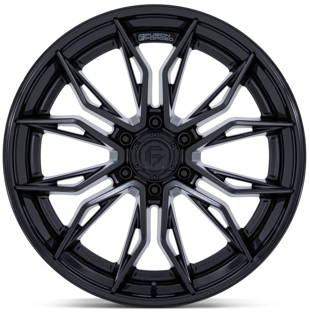 20X9 Fuel Off-Road Mutiny Matte Black w/ Gloss Black Lip FC404 (6-Lug) 6x135 20mm