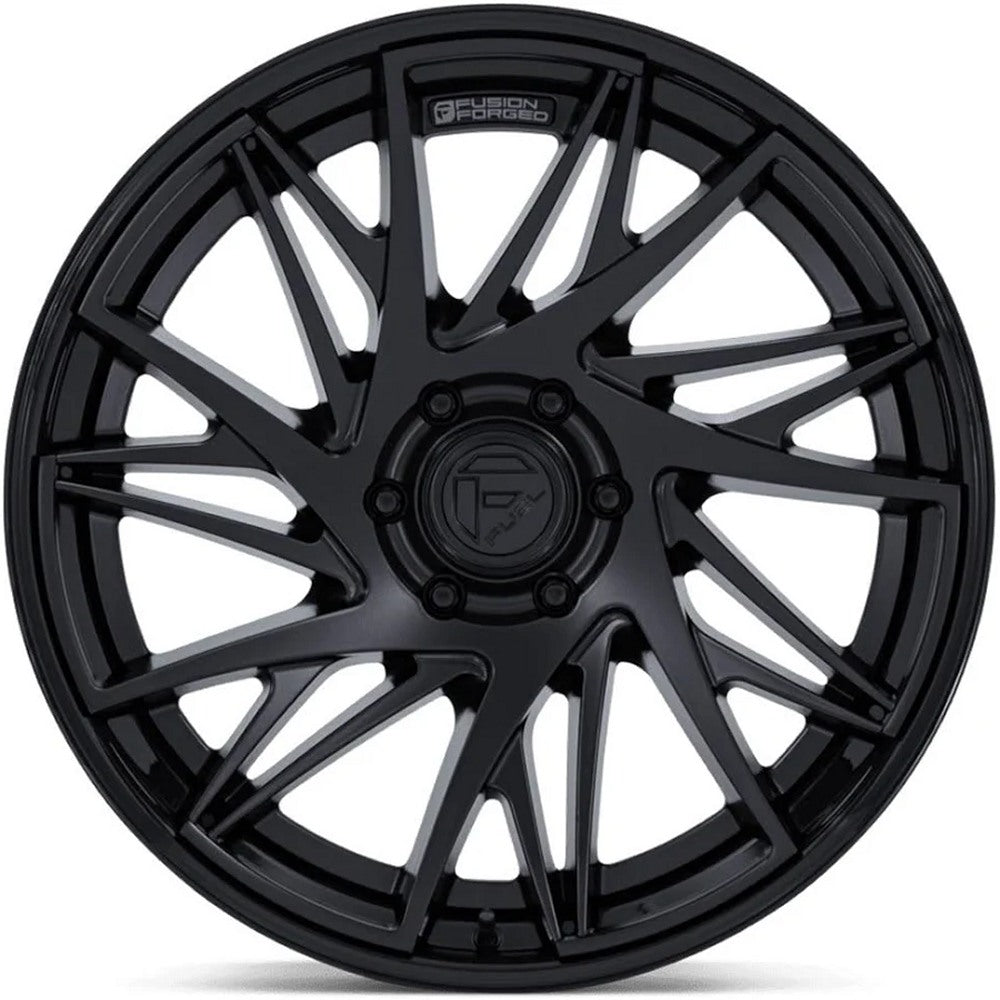 20X10 Fuel Off-Road Dynamo Matte Black w/ Gloss Black Lip FC405 5x5/127 -18mm