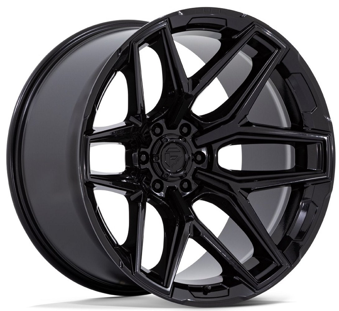 22X9.5 Fuel Off-Road Flux Gloss Black FC854 6x5.5/139.7 20mm