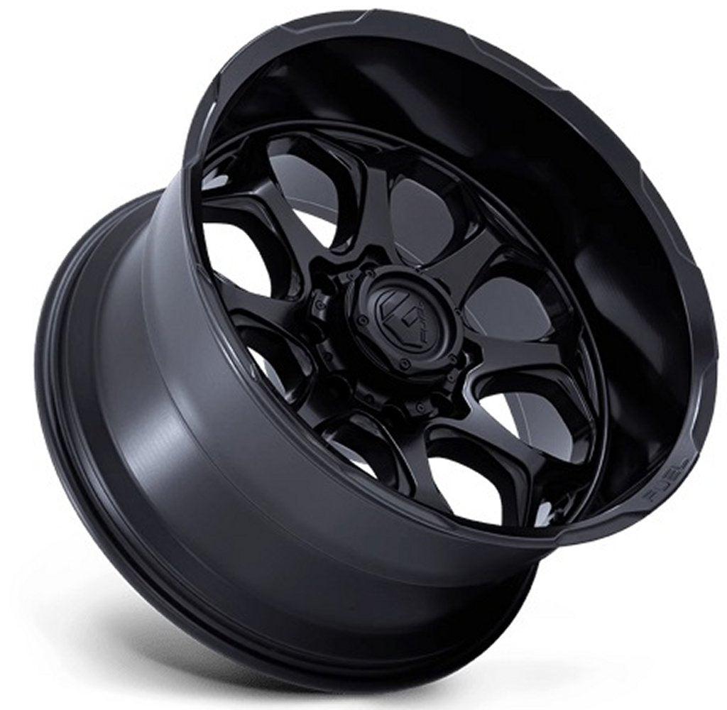 (Clearance - No Returns) 22x10 Fuel Off-Road Scepter Blackout FC862 5x5/127 -18mm - Flex Offroad
