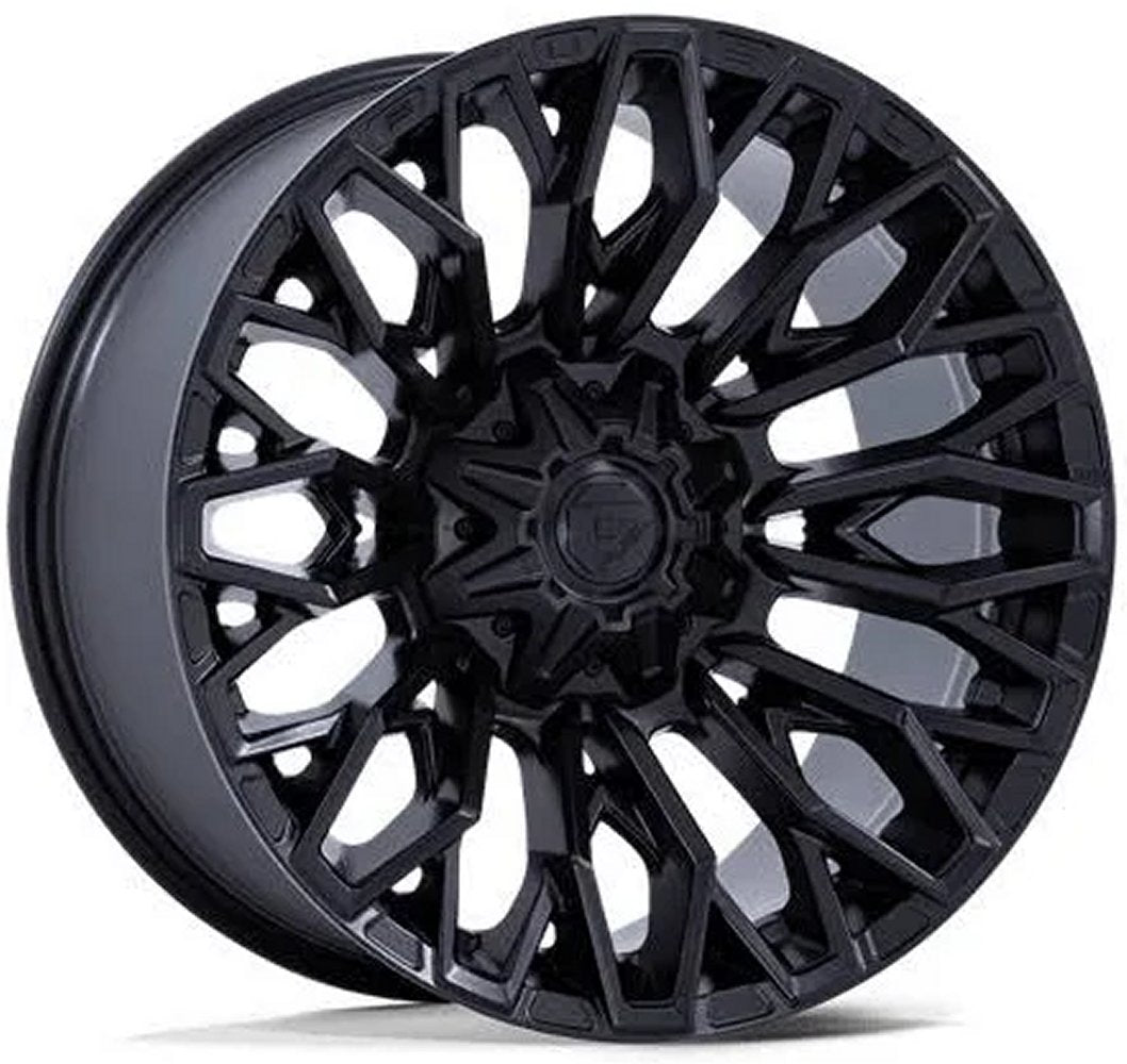 22x12 Fuel Off-Road Strike Blackout FC865 (* May Require Trimming) 8x180 -44mm - Flex Offroad