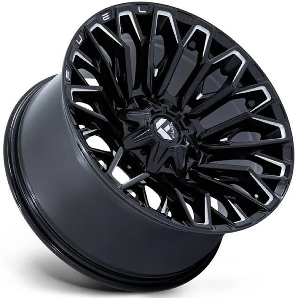 22x10 Fuel Off-Road Strike Gloss Black Milled FC865 8x180 -18mm