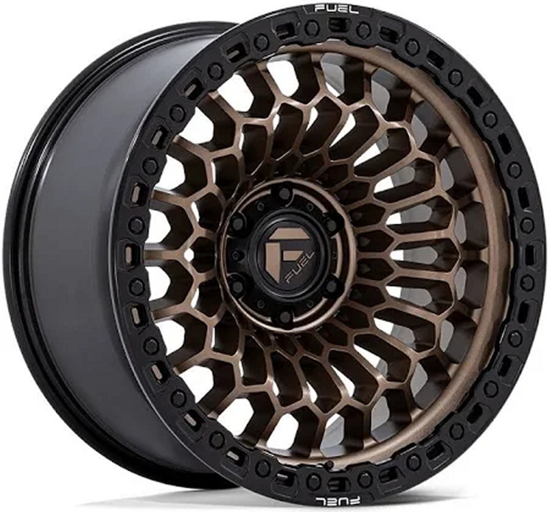 20X9 Fuel Off-Road Sinister Matte Bronze w/ Matte Black Lip FC870 6x135 1mm - Flex Offroad