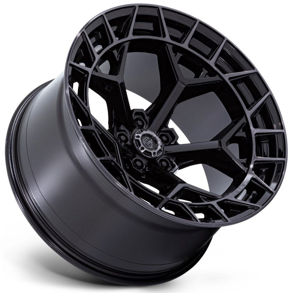 22X12 Fuel Off-Road Charger Gloss Black Brushed Dark Tint (5-Lug) FC873 (* May Require Trimming) 5X5/127 -44mm
