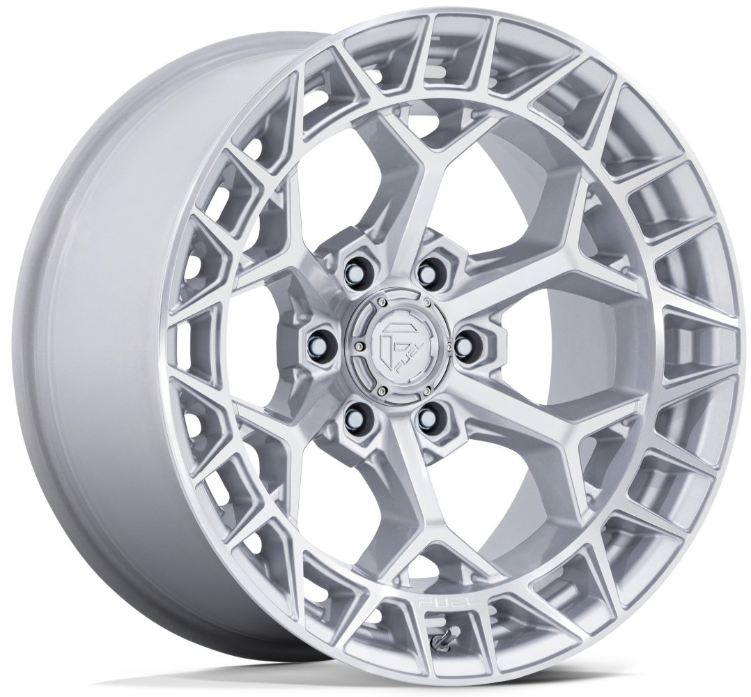 22X12 Fuel Off-Road Charger Gloss Silver Machined FC873 (* May Require Trimming) 6x135 -44mm - Flex Offroad