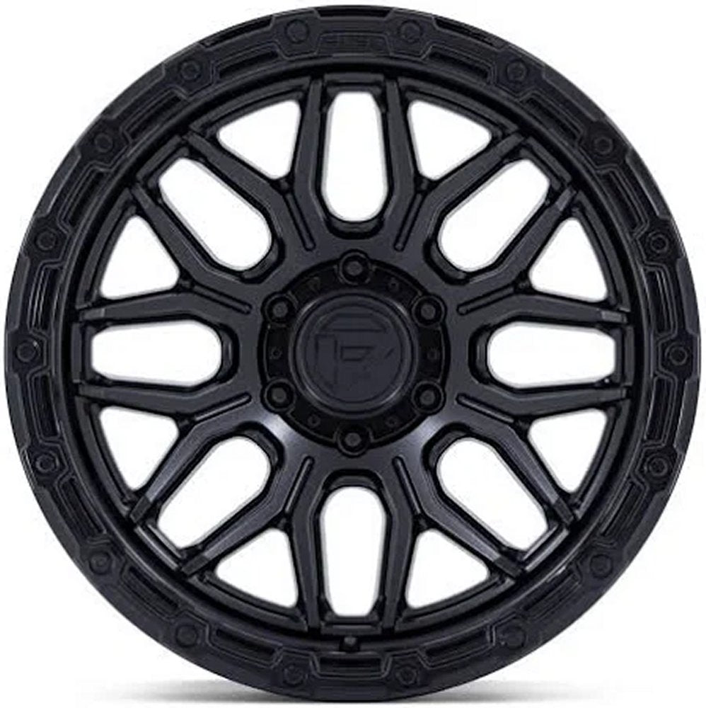 20X10 Fuel Off-Road Surge Matte Black w/ Gloss Black Lip FC881 8x170 -18mm - Flex Offroad