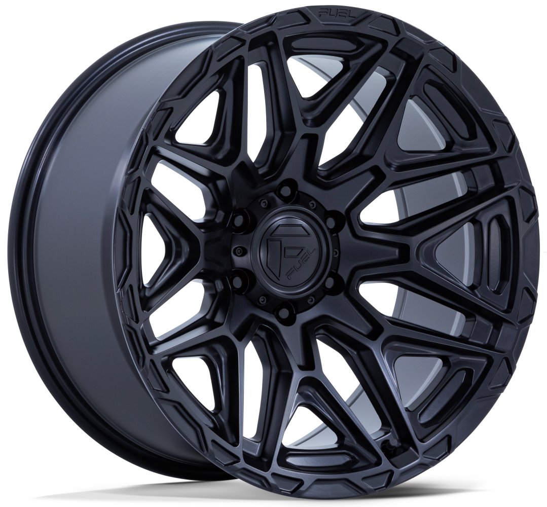 20X10 Fuel Off-Road Injector Gloss Black Machined Dark Tinted FC885 8x6.5/165 -18mm