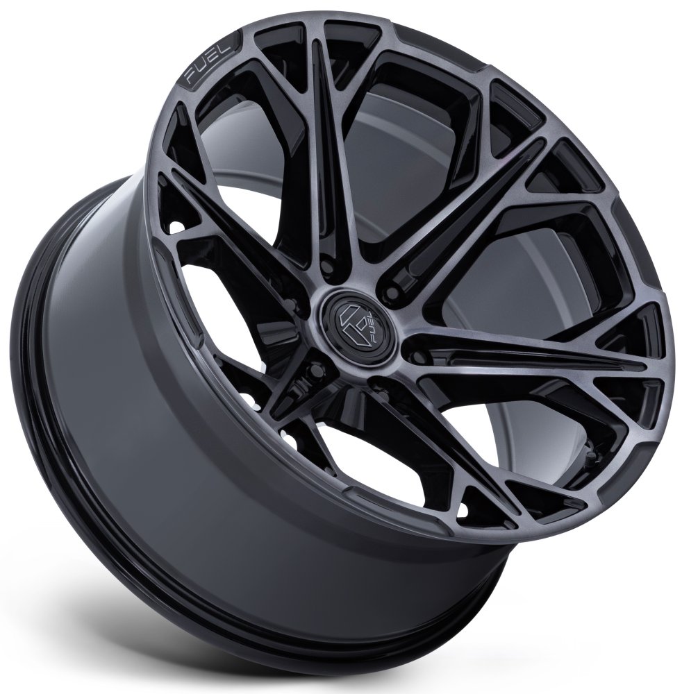 20X10 Fuel Off-Road Hammerhead Gloss Black Dark Tinted FC886 6x135 -18mm