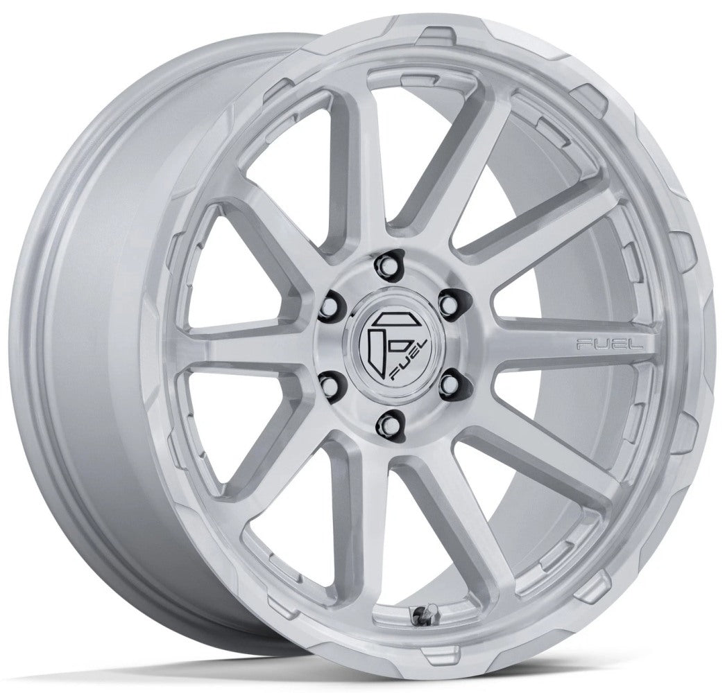 17X9 Fuel Off-Road Circuit Gloss Silver Machined FC887 5x5/127 -12mm