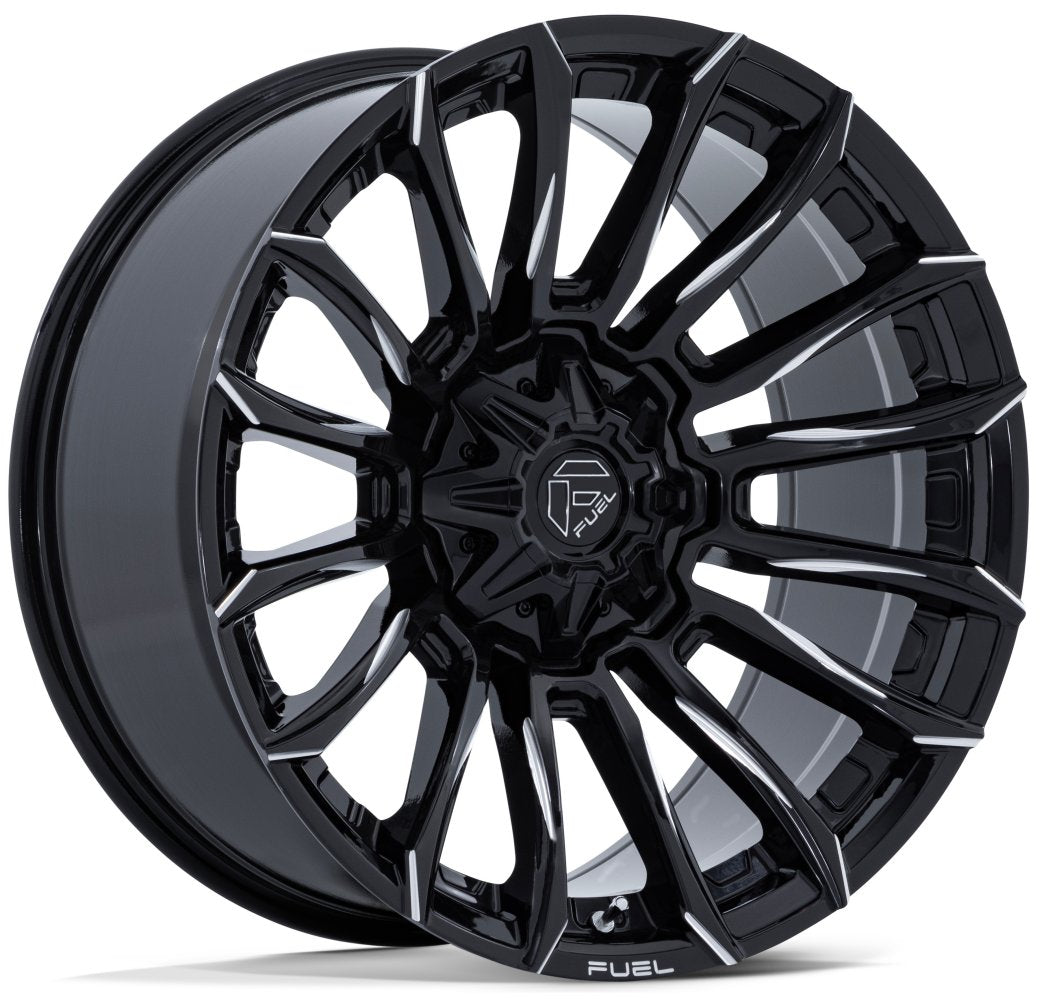 22x10 Fuel Off-Road Blade Gloss Black Milled FC889 6x135 6x5.5/139.7 -18mm