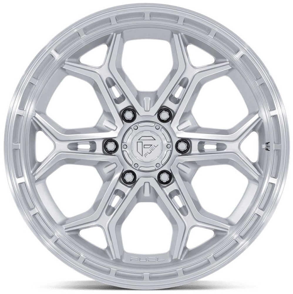 20x9 Fuel Off-Road Heathen Gloss Silver Machined FC896 6x135 1mm