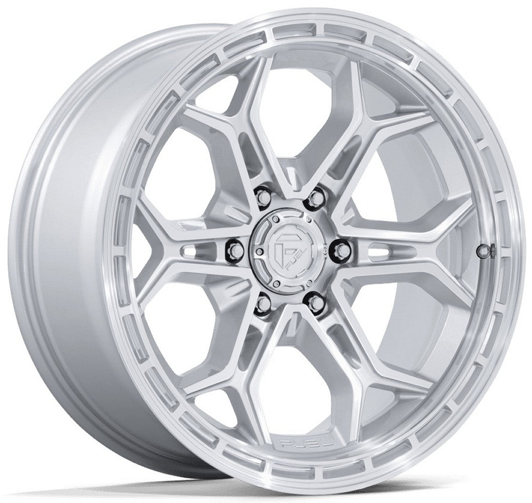 20x9 Fuel Off-Road Heathen Gloss Silver Machined FC896 6x135 1mm