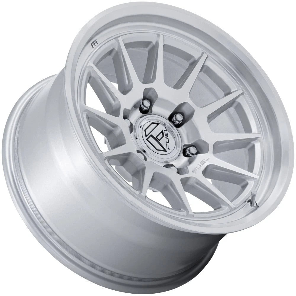 17X9 Fuel Off-Road Spur Gloss Silver Machined FC902 6x135 -12mm
