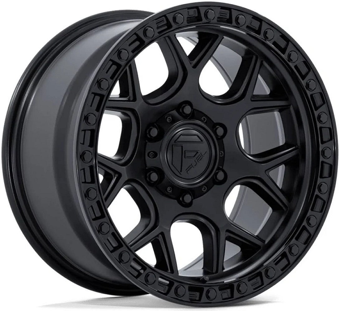 17X9 Fuel Off-Road Puma Matte Black w/ Gloss Black Lip FC908 5x5/127 -12mm