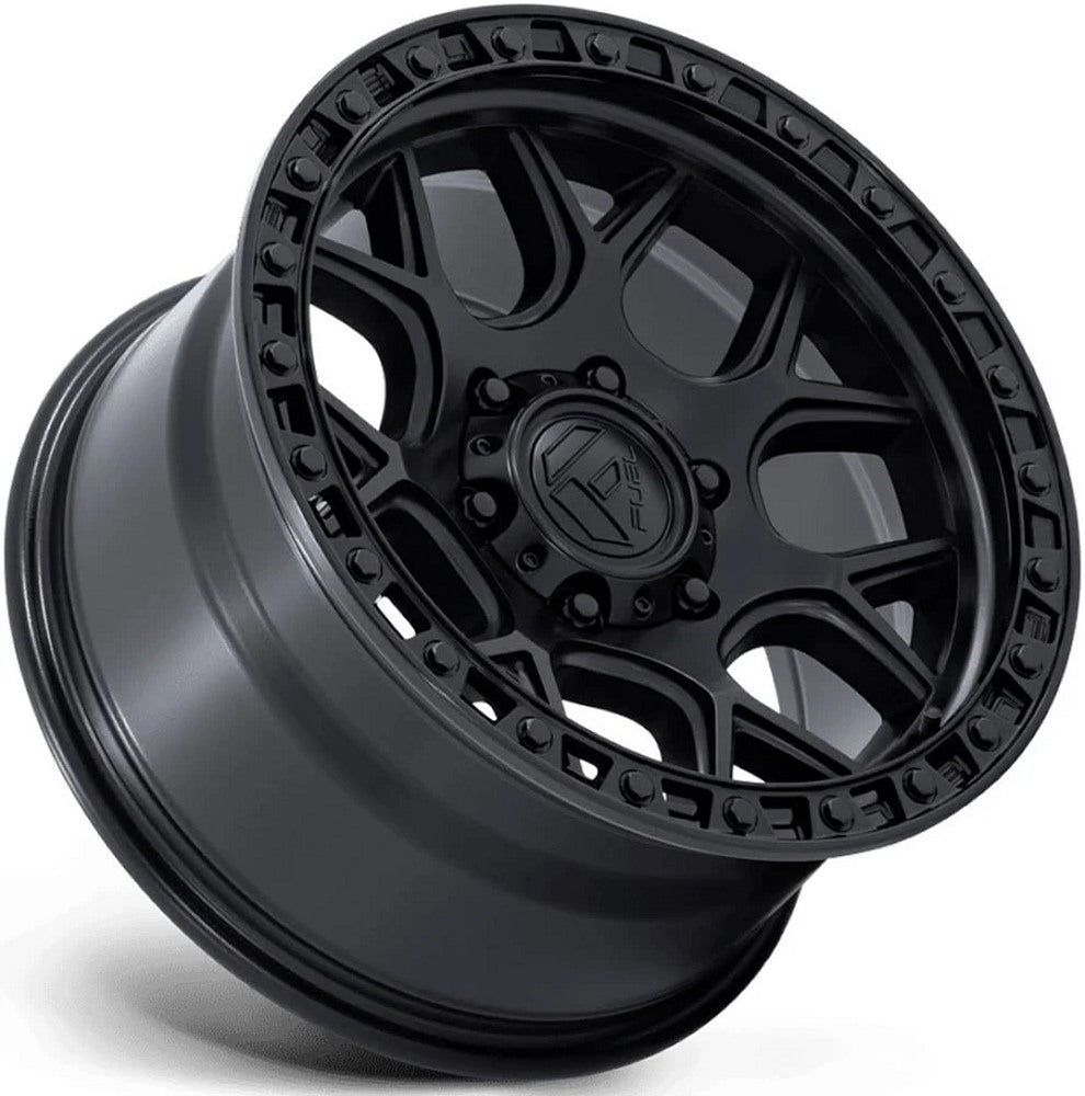 17X9 Fuel Off-Road Puma Matte Black w/ Gloss Black Lip FC908 5x5/127 -12mm