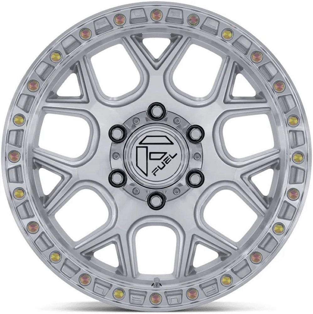 17X9 Fuel Off-Road Puma Gloss Silver Machined FC908 5x5/127 -12mm
