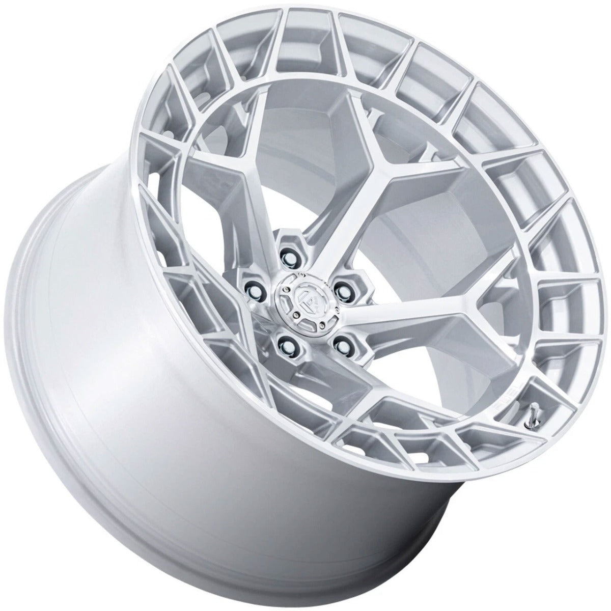 17X9 Fuel Off-Road Charger Gloss Silver Machined (5-Lug) FC873 5x5/127 -12mm