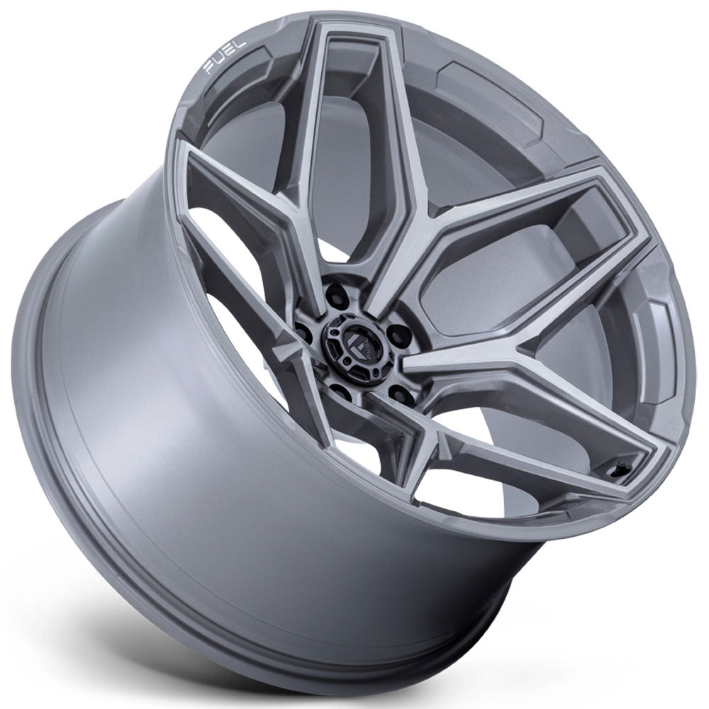 (Clearance - No Returns) 17x9 Fuel Off-Road Flux Platinum (5-Lug) FC854 5x5/127 -12mm