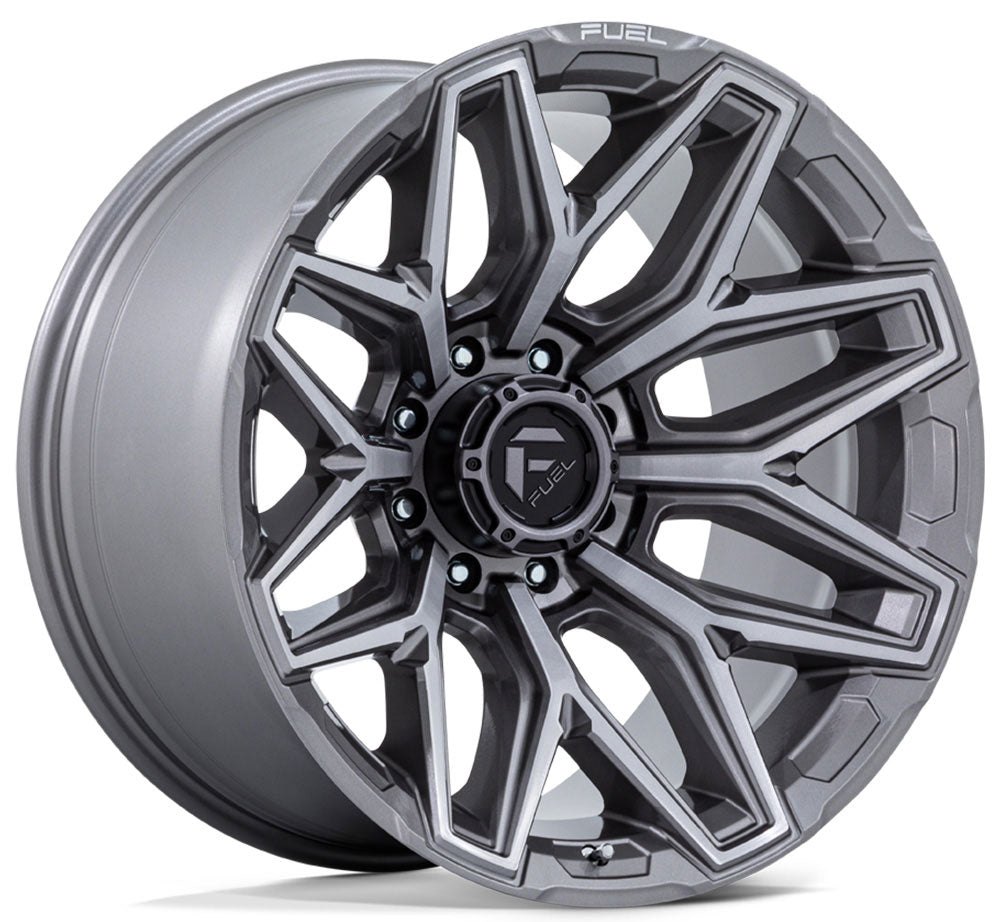 20x10 Fuel Off-Road Flux Platinum (8-Lug) FC854 8x170 -18mm