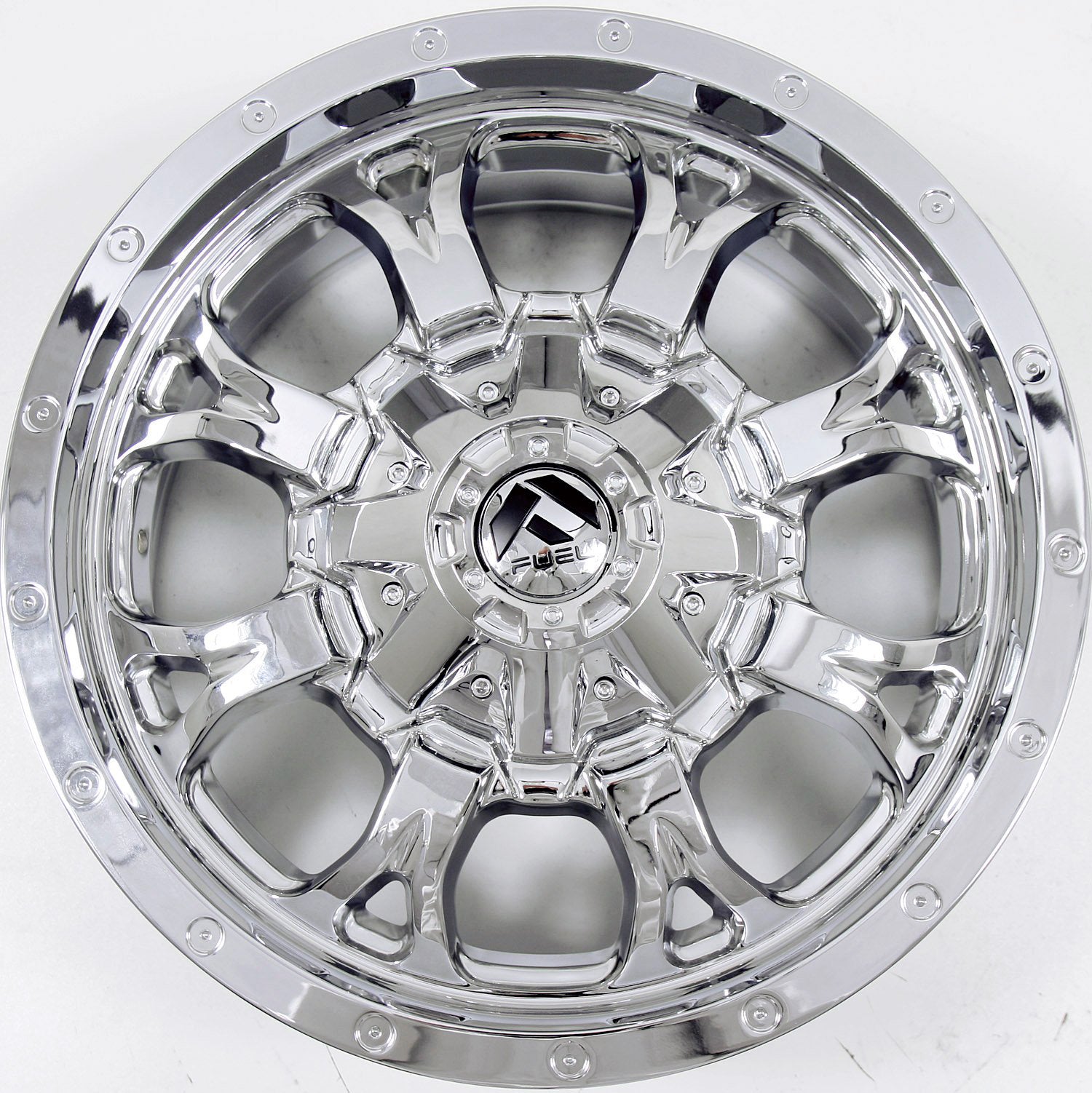 20x9 Fuel Off-Road Krank Chrome D516 6x135 6x5.5/139.7 1mm - Flex Offroad