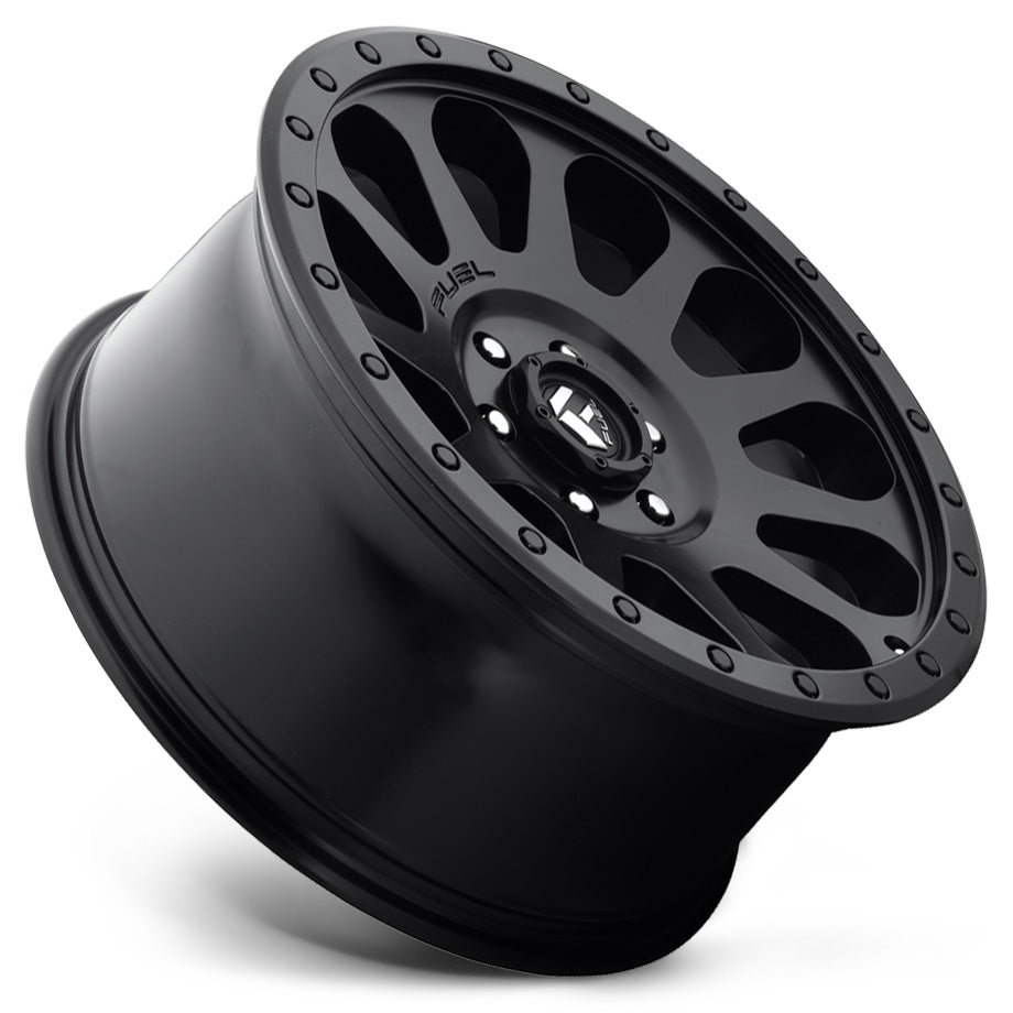 16x8 Fuel Off-Road Vector Matte Black D579 6x4.5/114.3 15mm - Flex Offroad