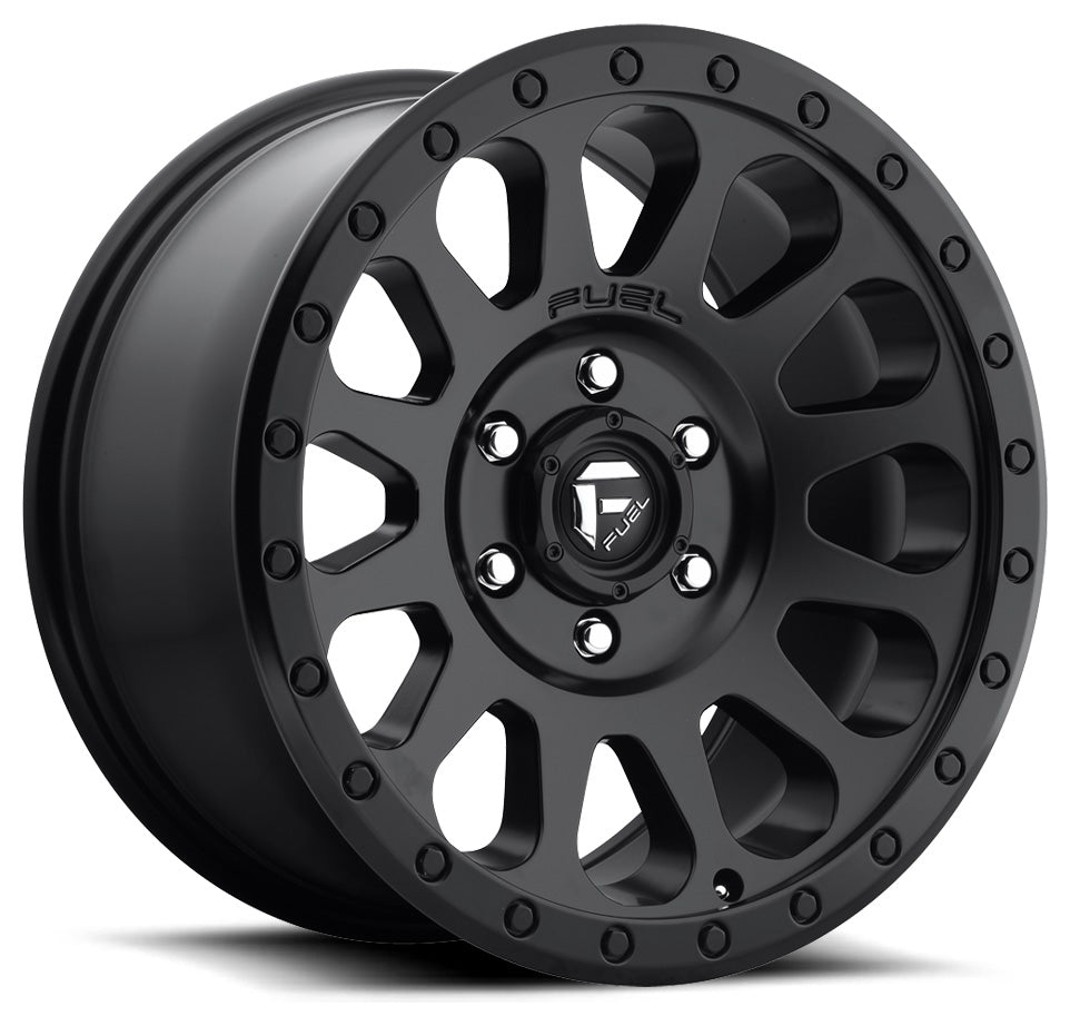 18x9 Fuel Off-Road Vector Matte Black D579 6x5.5/139.7 1mm - Flex Offroad