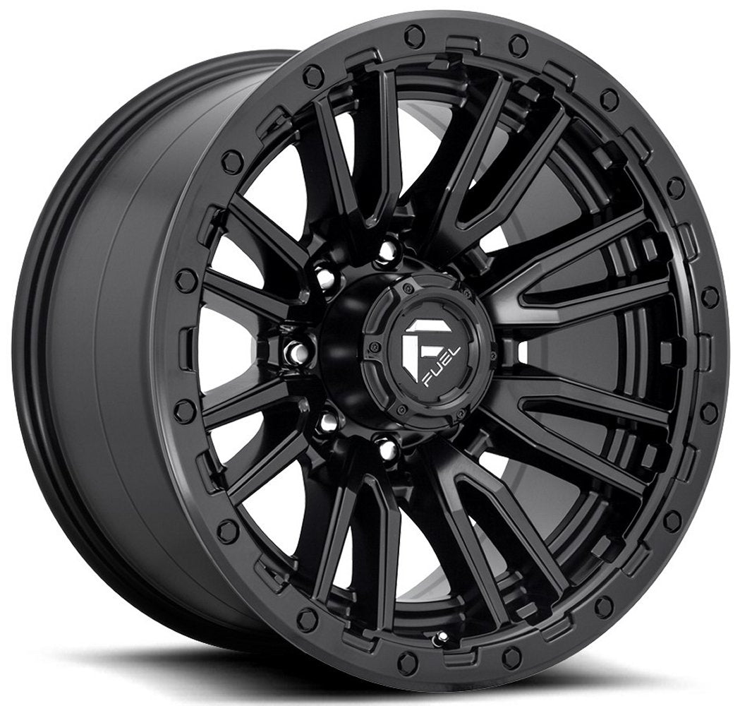 20x10 Fuel Off-Road Rebel 8 Matte Black D679 (8 Lug) 8x180 -18mm - Flex Offroad