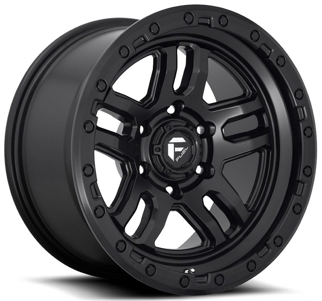 17x9 Fuel Off-Road Ammo Matte Black D700 6x120 1mm - Flex Offroad