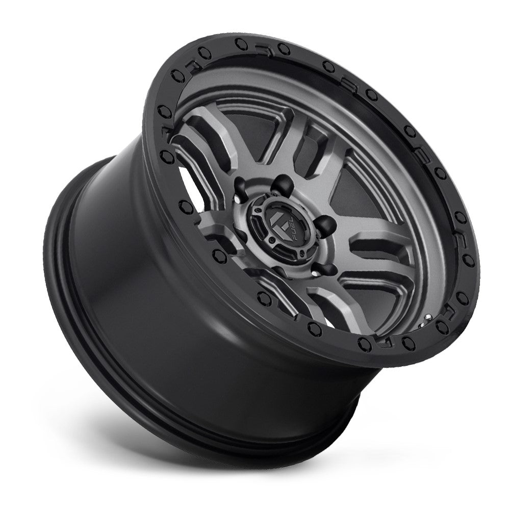 18x9 Fuel Off-Road Ammo Anthracite w/ Black Ring D701 6x5.5/139.7 1mm - Flex Offroad