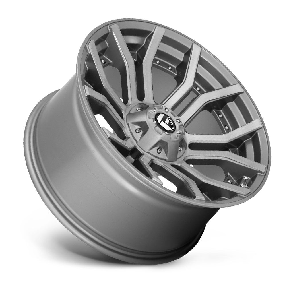 (Clearance) 24x12 Fuel Off-Road Rage Platinum Tinted D713 8x170 -44mm