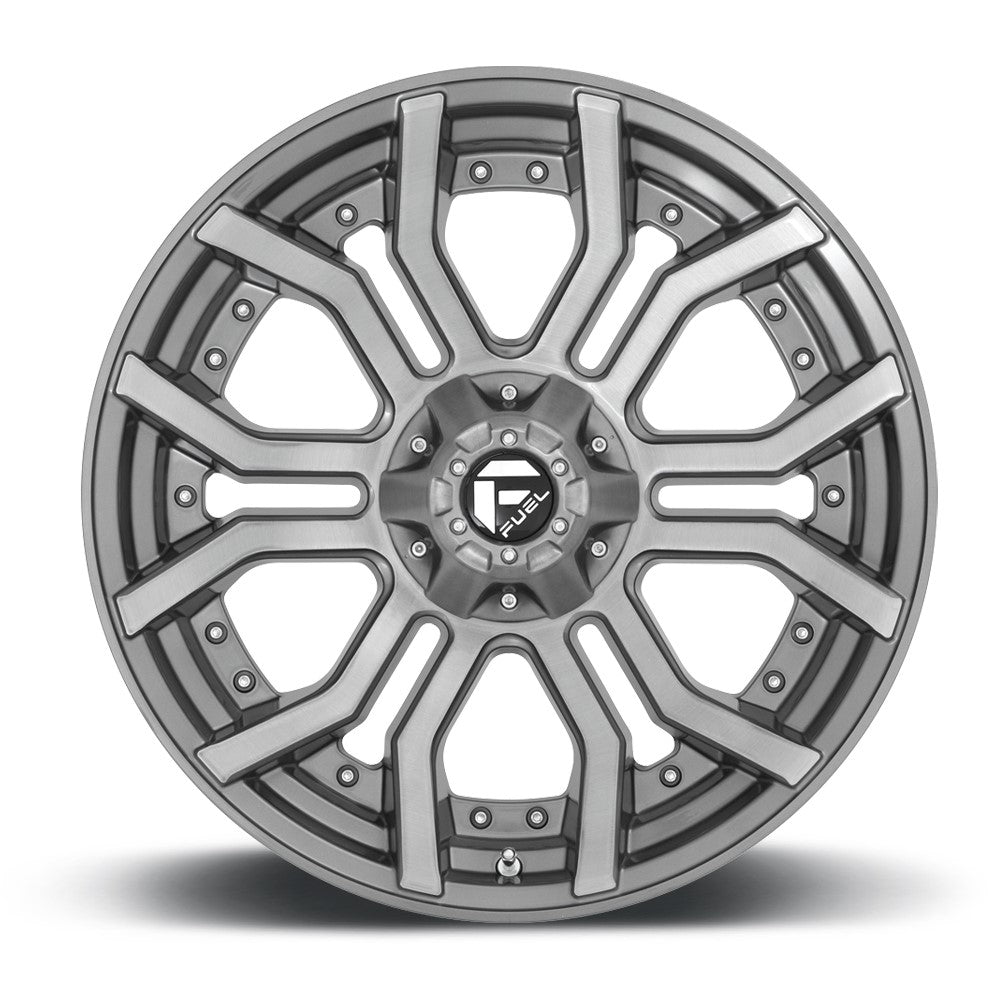 (Clearance) 24x12 Fuel Off-Road Rage Platinum Tinted D713 8x170 -44mm