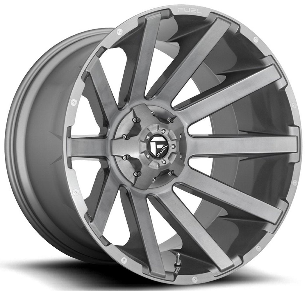 20x10 Fuel Off-Road Contra Platinum Tinted D714 6x135 6x5.5/139.7 -19mm - Flex Offroad
