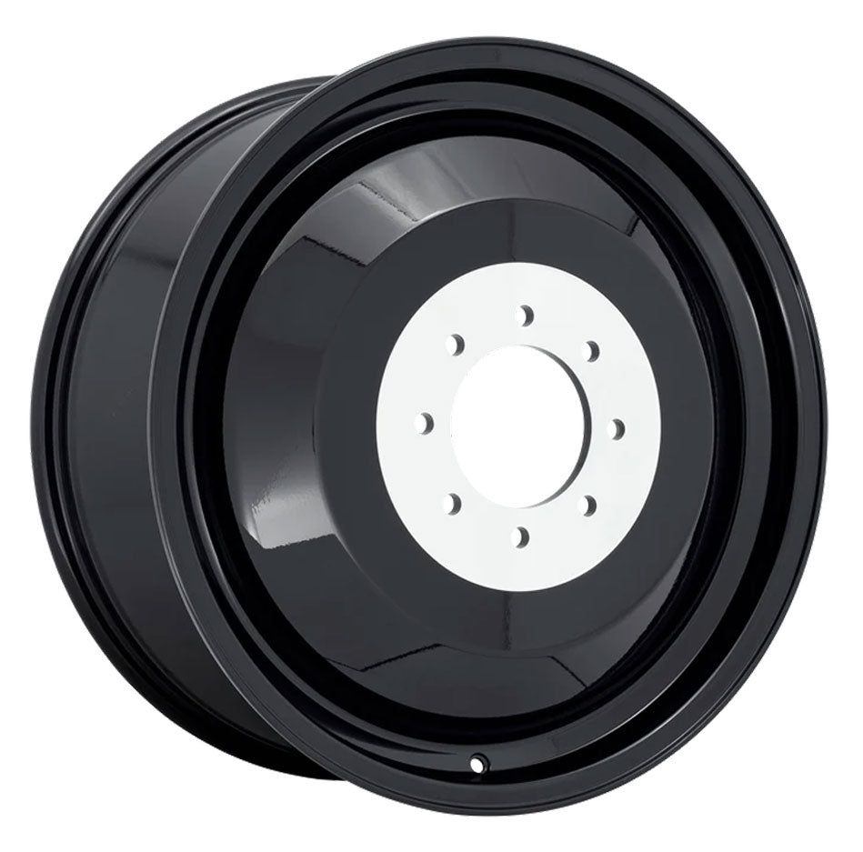 22x8.25 Fuel Off-Road D500 Gloss Black Dually Rear Inner 10X225 114MM 170.1 C.B. - Flex Offroad