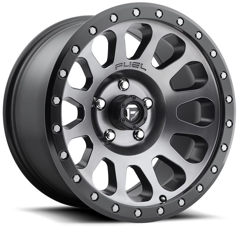 17X9 Fuel Off-Road Vector Anthracite D601 5x5/127 -12mm - Flex Offroad