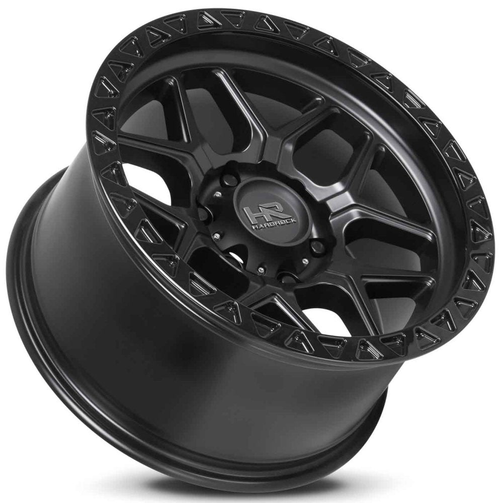 17x9 Hardrock Off-Road H107 Matte Black 6x135 -12mm