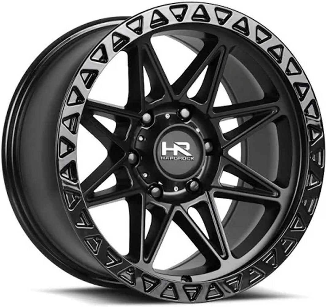 17x9 Hardrock Off-Road H109 Matte Black 6x135 -12mm