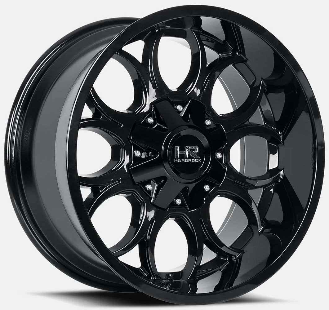 20x12 Hardrock Off-Road H713 Gloss Black 8x6.5/165 -51mm
