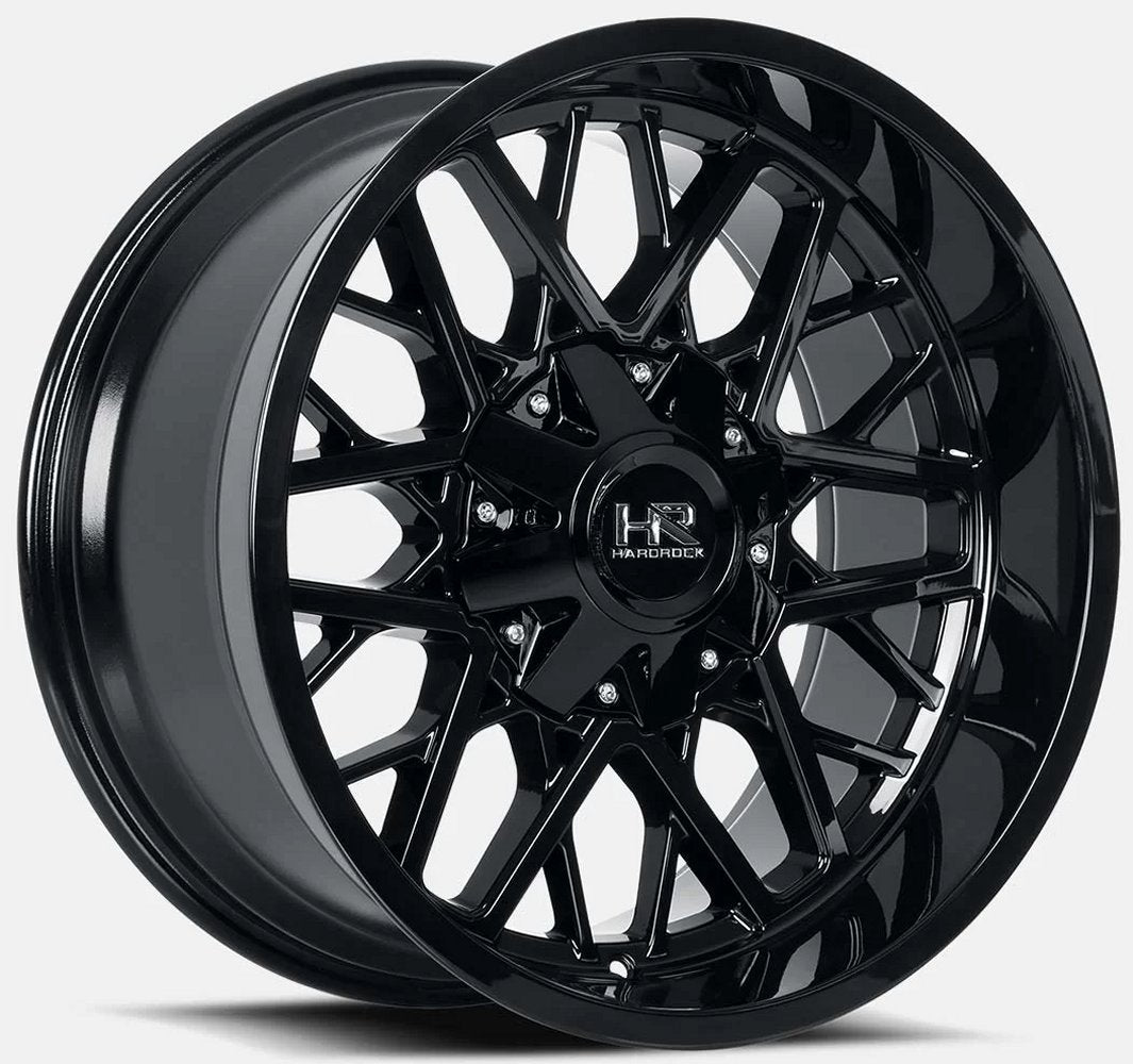20x12 Hardrock Off-Road H714 Gloss Black 8x6.5/165 -51mm