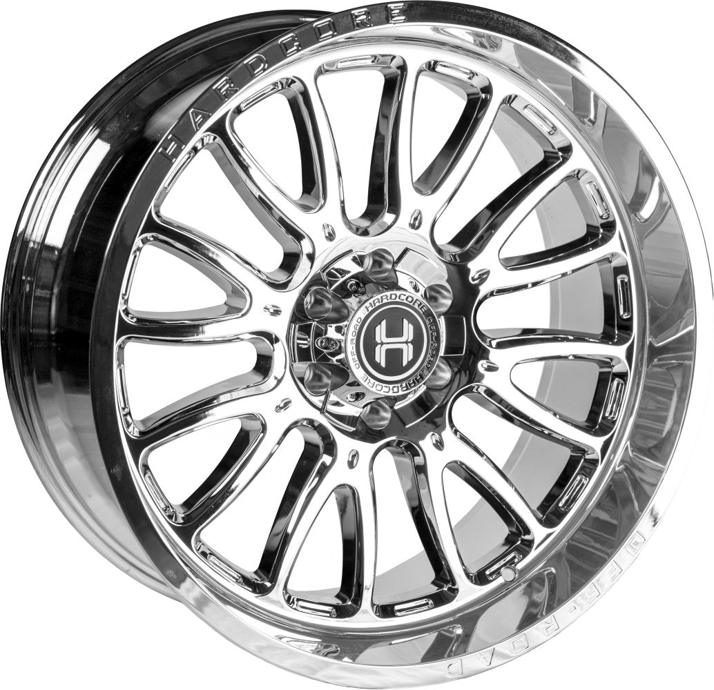 24x12 Hardcore Off-Road HC101 Chrome (* May Require Trimming) 6x135 6x5.5/139.7 -44mm - Flex Offroad
