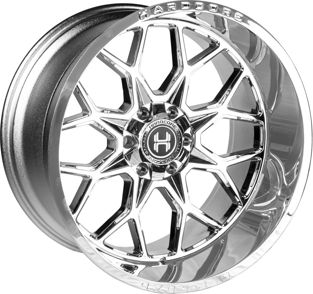 20x10 Hardcore Off-Road HC104 Chrome 8x170 -19mm - Flex Offroad