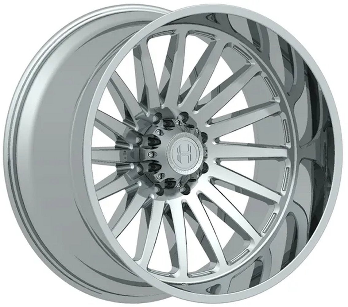 22x12 Hardcore Off-Road HC105 Chrom (* May Require Trimming) 8x170 -44mm - Flex Offroad