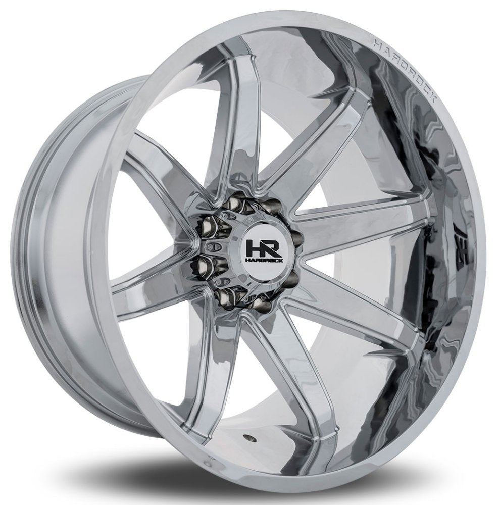 24x14 Hardrock Off-Road H502 Pain Killer Xposed Chrome (* May Require Trimming) 5x5/127 -76mm - Flex Offroad