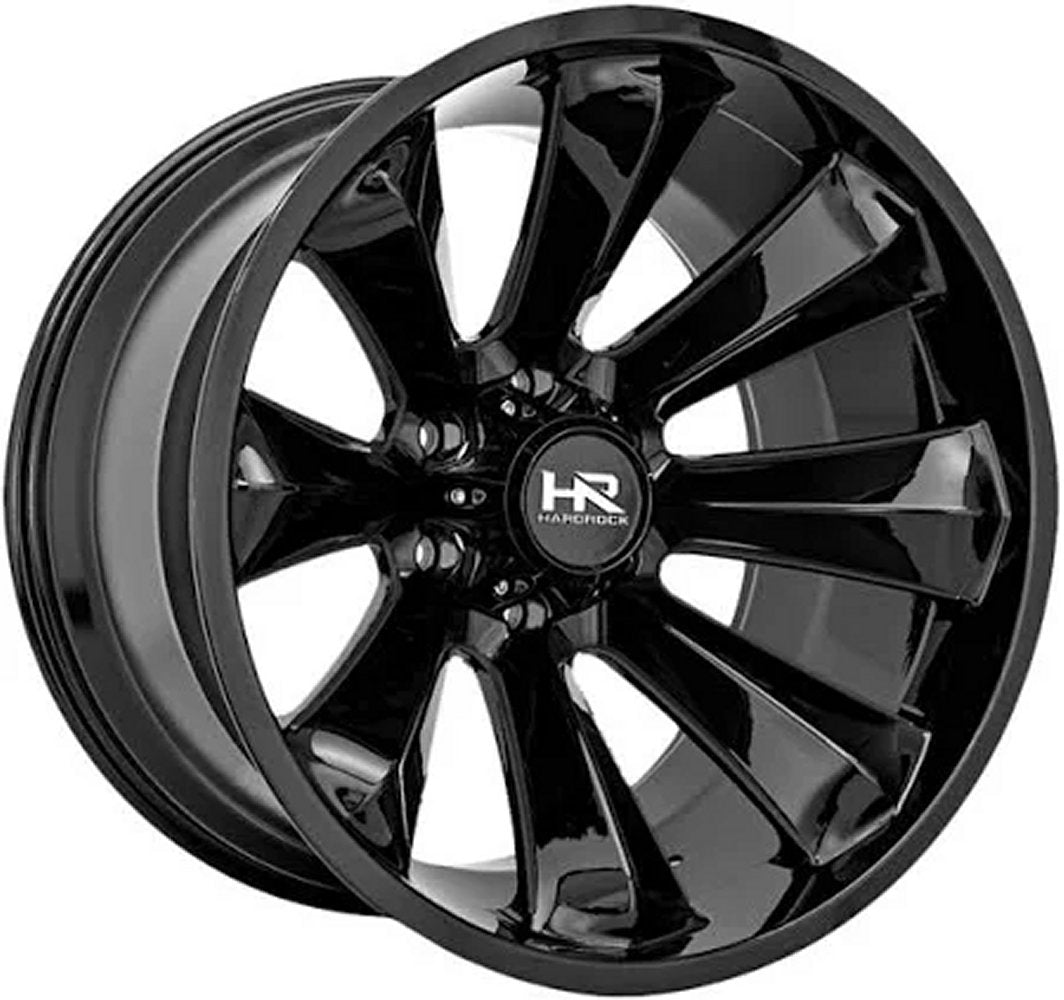 22x12 Hardrock Off-Road H506 Gloss Black (* May Require Trimming) 8x170 -51mm - Flex Offroad