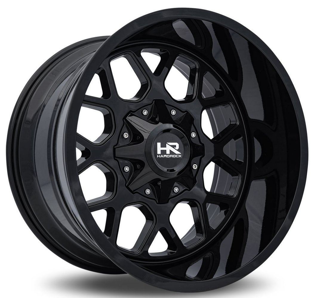 20x9 Hardrock Off-Road H705 Gunner Gloss Black 6x135 6x5.5/139.7 0mm - Flex Offroad