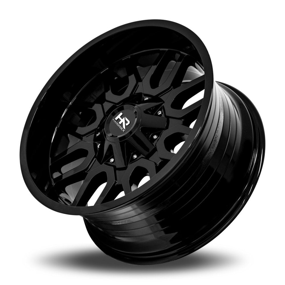 20x10 Hardrock Off-Road H709 Commander Gloss Black 8x170 -19mm - Flex Offroad