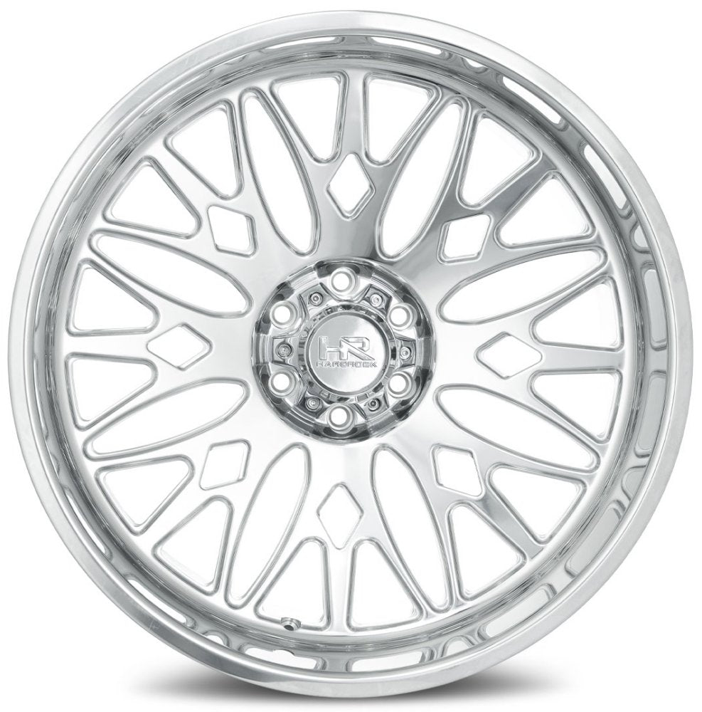 22x12 Hardrock Off-Road H907 Polished (Concave Forged) (* May Require Trimming) 8x170 -51mm - Flex Offroad