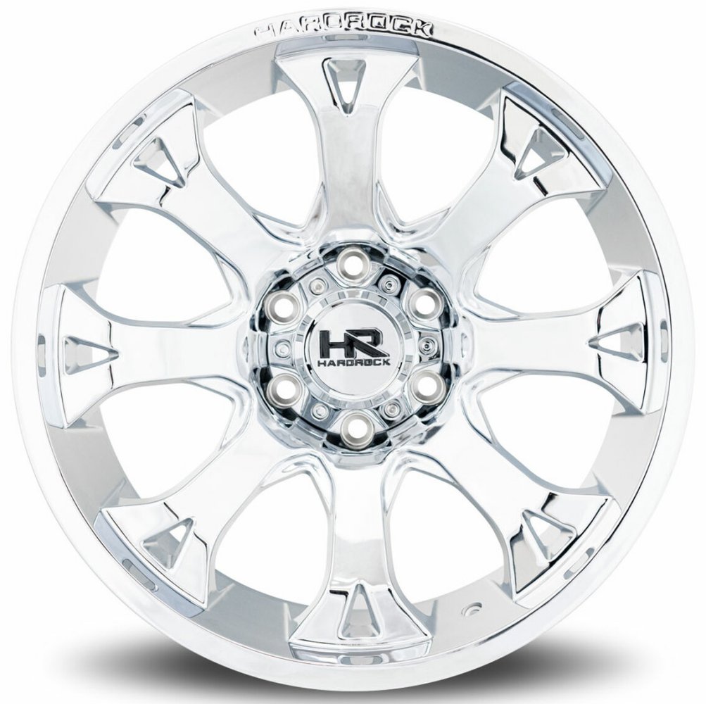 20x12 Hardrock Off-Road H505 Bloodshot Xposed Chrome 6x135 -44mm - Flex Offroad
