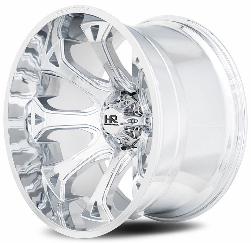 (Clearance - No Returns) 20x12 Hardrock Off-Road H505 Bloodshot Xposed Chrome 6x5.5/139.7 -44mm - Flex Offroad