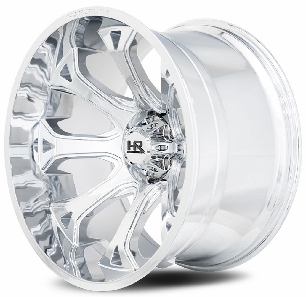 22x12 Hardrock Off-Road H505 Bloodshot Xposed Chrome (* May Require Trimming) 8x170 -51mm