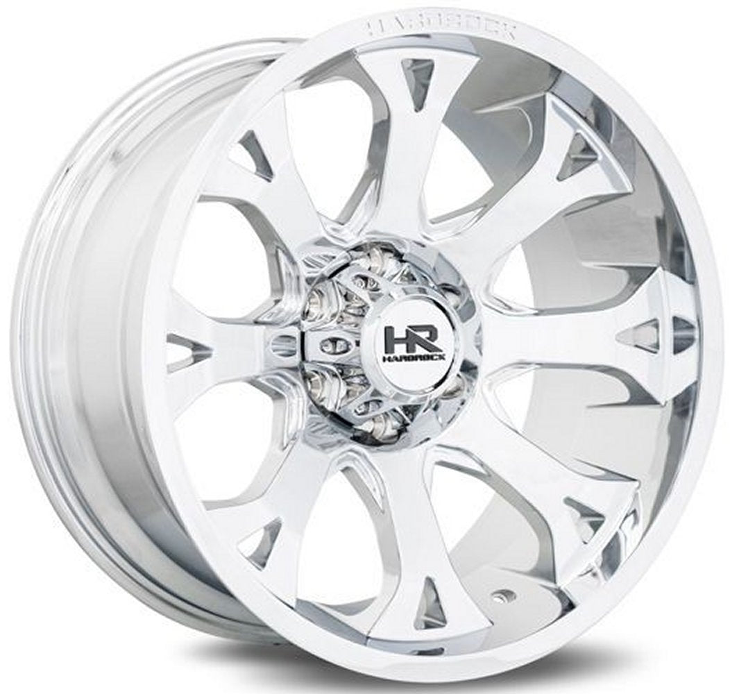 22x12 Hardrock Off-Road H505 Bloodshot Xposed Chrome (* May Require Trimming) 8x170 -51mm